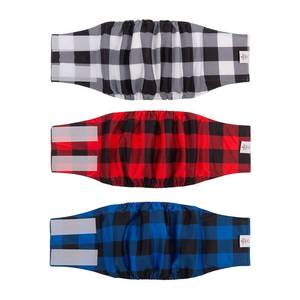 lot 4139 image: CuteBone Dog Diapers Male Washable Belly Band for Male Dogs Wraps 3pcs a Pack DM27M