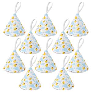 lot 4148 image: 10 Pcs Pee Covers Baby Boy Reusable Pee Covers Baby Boy Strong Water Absorption Cap Shield for Newborn Infant Gift Diaper Changing Accessory