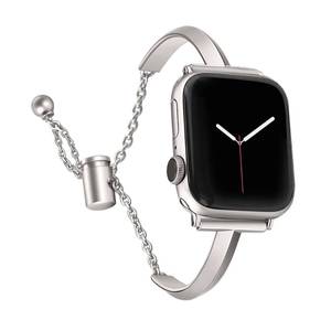 lot 4161 image: PlusRoc Stainless Steel Band Compatible with Apple Watch Band 38mm 40mm 41mm 42mm(Series 1110) iWatch SE Series 11 10 9 8 7 6 5 4 3 2 1, Slim Versatile Bangle Bracelet for Women, Starlight