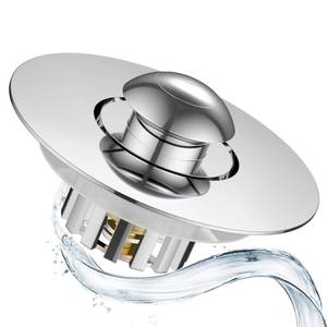 lot 6037 image: A3-in-1 Pop Up Tub Drain Plug, Bathtub Drain Stopper, Bathtub Plug Drain Stopper, Tub Stopper, Anti-Clogging, for 1.42-1.97 Drain HOL