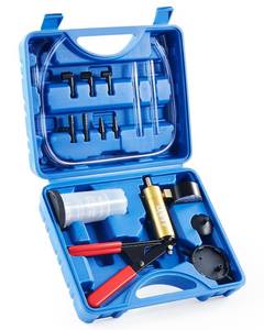 lot 6046 image: Orion Motor Tech Brake Bleeder Kit with Hand Vacuum Pump and Adapters, Brake Bleeding Kit for Brake Fluid Power Steering Fluid More, Vacuum Brake Bleeder Pump with Pressure Gauge