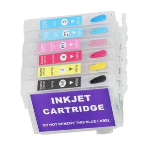 lot 6066 image: Hilitand 6 Colors Ink Cartridge with Permanent Chip, Printer Ink Cartridge Replacement Refill Cartridge Printer Accessories for Print Photos, Documents (T0791T0792T0793T0794T0795T0796)