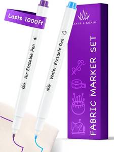 lot 6068 image: Lange & K�nig Air & Water Erasable Fabric Markers for Sewing Products - Sewing Supplies Quilting Supplies Sewing Accessories Sewing Gifts Quilting Gifts Embroidery Supplies, Tailors Chalk Alternative