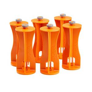 lot 6074 image: BORA Centipede 6-Piece Risers Set, Accessory for BORA Centipede Work Stands, Increase Working Height, CA0506, Orange