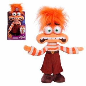 lot 6103 image: Inside Out 2 Shaking With Anxiety Feature Plush, Kids Toys for Ages 3 Up by Just Play
