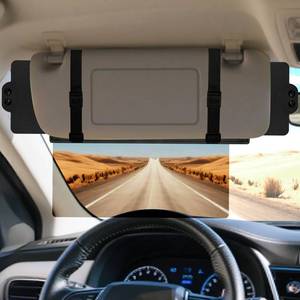 lot 6112 image: Sun Visor Extender for Car, Visor Extender Sun Blocker, Sun Visor Extender with Anti-Glare Lens Blocks UV & Sunlight, Adjustable Car Sun Visor for Safe Driving (1 Pack)
