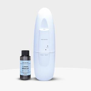 lot 6129 image: Scent Better Plug in Essential Oil Waterless Diffuser for Home, Hotel, Spa, Office with 500 sq ft Coverage - Includes Free Linen Breeze (White)