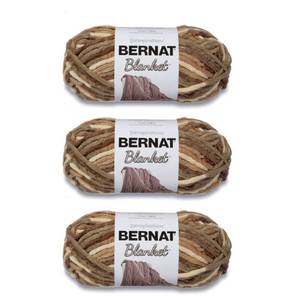 lot 7335 image: Bernat Blanket Sonoma Yarn - 3 Pack of 150g5.3oz - Polyester - 6 Super Bulky - 108 Yards - KnittingCrochet