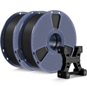 lot 7342 image: Official SUNLU PETG Filament 1.75mm, 2kg(4.4lbs) 3D Printer Filament Bundle, Strong Toughness, Better Layer Adhesion, Dimensional Accuracy - 0.02mm, BlackBlack