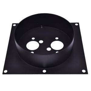 lot 8085 image: ZTUOAUMA 40mm Universal Stainless Steel Diesel Heater Turret Mount Plate for Eberspacher Webasto Air Heaters and More RV Motorhome Camper Auxiliary Heating Furnace