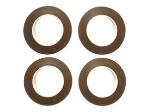 lot 8096 image: Transun Moo 4 Rolls 12 Inch Floral Tapes Florist Wraps for Bouquet Stem and Flowers Making Craft Projects (30 Yards, Brown)