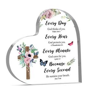 lot 8103 image: Christian Gifts for Women, Religious Gifts for Woman, Birthday Inspirational Gift for Women, Inspirational Gift for Friends, Encouragement Spiritual Acrylic Plaque