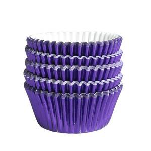 lot 8145 image: home party Foil Baking Cups Cupcake Liners,Gold Foil Cupcake Liners, Pack of 100 ��