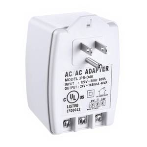lot 8160 image: Hotop 1 Pack 24 Volt Transformer, 40 VA AC Transformer Plug in with PTC Fuse Compatible with Ring Doorbell and Thermostat, Compatible with Nest, Ecobee, SensiHoneywell24V Adapter