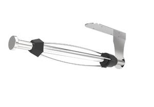 lot 8189 image: Paper Towel Holder Under Cabinet Brushed Nickel Wall Mounted Hanging Paper Towel Holders Under Counter Paper Rack with Ratcheting for Kitchen Bathroom Rv Silver Mounted Vertically Or Horizontally