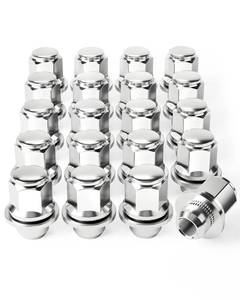 lot 8209 image: M12x1.5 Lug Nuts, 12x1.5mm Wheel Lug Nuts Compatible with Toyota Avalon Camry Highlander Prius Sienna, Lexus IS300 LFA CT200h HS250h GS450h, Mitsubishi Lancer Eclipse, 20PCS Lug Nut Set with Mag Seat