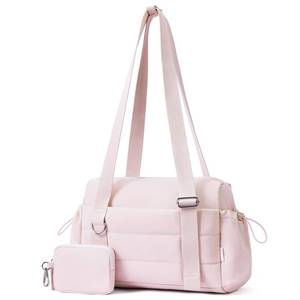 lot 8222 image: ROULENS Small Gym Bag for Women 2 Set Mini Gym Duffle Bag with Wet Compartment and Coin Wallet, Gym Tote Bag for WorkoutSportTravel