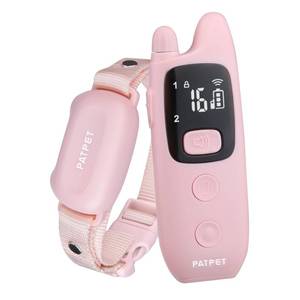 lot 10288 image: PATPET Dog Shock Collar with Remote - Waterproof Dog Training Collar for Small Medium Large Dogs with Beep, Vibration and 16 Static Levels Shock