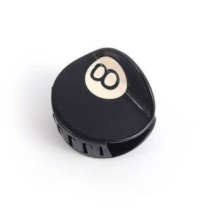 lot 10302 image: PERSONFUN Black 8 Ball Golf Club Hair Claw Clip for Women, 5.4cm2.12 inches, Acetate Hair Claw 1PC