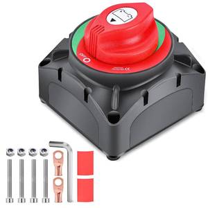 lot 10318 image: Nilight 600A High Current Battery Switch 12V 24V 48V ON Off Heavy Duty Battery Power Cut Master Switch Disconnect Isolator for Truck Vehicle Trailer RV Marine Boat Yacht