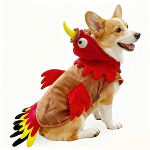 lot 10330 image: T2Y Dog Costumes Dog Turkey Costume, Thanksgiving Costume Pet Clothes Apparel for Thanksgiving Christmas Cosplay for Small Medium and Large Dogs L