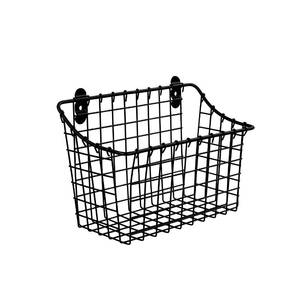 lot 11464 image: Vintage Living� Cabinet & Wall Mount Basket - Large