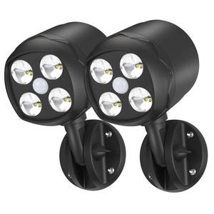 lot 11487 image: Woenergy Motion Sensor Outdoor Lights, Battery Motion Sensor Light Outdoor, 6000K LED Spotlight Outdoor, 8W 600 LM Security Lights for Outside Garage and Yard, 2 Packs