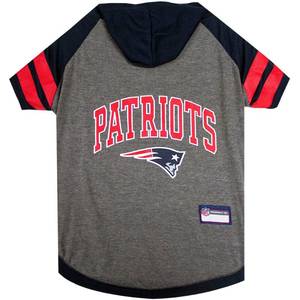 lot 12246 image: New England Patriots Hoodie Tee Shirt