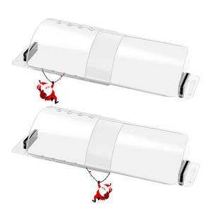 lot 13393 image: CH24Globall 2-Pack Air Vent Deflector 8.5 to15.5 Inches, Aerospace-Grade Plastic (5-Meter Drop Resistant), 200% Stronger Magnetic ACHeat Vent Covers (-35°F to 284°F) for CeilingFloorWall Registers