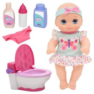 lot 13431 image: New Adventures - Little Darlings - Its My Potty 10 Inch Doll with Potty Chair, (3518)