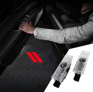 lot 14242 image: POILKJUAA 2Pcs Car Door Lights Compatible With Challenger 2015-Present. Personality Pattern LED Projector Courtesy Welcome Lights for SRT SXT GT RT