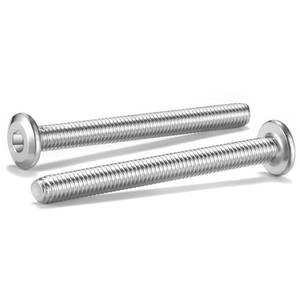 lot 14276 image: M6 x 65mm 10Pcs Flat Head Hex Socket Cap Screws Bolts, 304 Stainless Steel 18-8, Partially Threaded by SG TZH (with Hex Spanner)