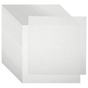 lot 14299 image: Juvale Wax Paper Sheets for Food - 6 x 6 in White, 500 Pack - Food Wrapping Paper & Grease-Proof Waxed Liners for Baking, Cooking & Crafts