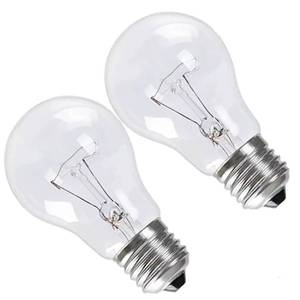 lot 14332 image: Hrsovii A19 Clear Incandescent Rough Service Light Bulb, 100 Watt Incandescent Light Bulbs, A19 100 WATT Bulbs ��100 Watt, 2700K Soft White, E26 Medium Base, 110-130V (2 Pack)
