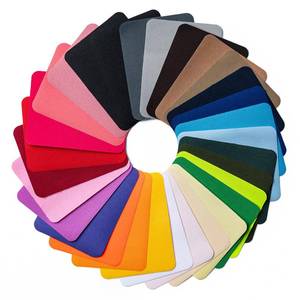 lot 16100 image: Amrules Iron Patches, 30 Piece 3.7 X 4.9 Inch Multi-Colored Fabric Repair Kit, 29 Shades Iron on Patches for Jeans, Shirts, Clothes, Pants