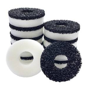 lot 16105 image: SHIGATSU 20 Pack Replacement Aquarium Maintenance Kit for Biorb Filter, Aquarium Sponge Foam and Carbon Rings Set