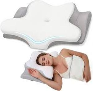 lot 7344 image: PXYHUIN Ergonomic Memory Foam Neck Pillow