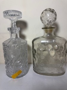 lot 117 image: Vintage Glass Decanters