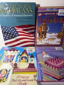 lot 125 image: Books - An Album for Americans (83) and Childrens Books