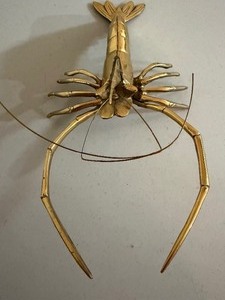 lot 130 image: Brass Crawfish