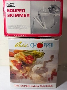 lot 156 image: Souper Skimmer and a Quick Chopper, Both New in Box
