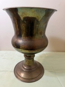 lot 164 image: Brass Vase, Approx 11