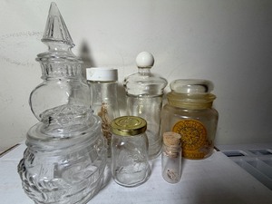 lot 185 image: Vintage Apothecary Jars and More