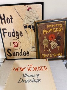 lot 206 image: Vintage Wall Art and The New Yorker Album of Drawings