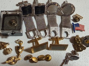 lot 302 image: Cuff Links, Tie Tacks and More