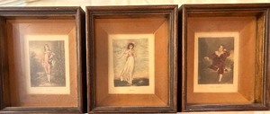 lot 312 image: Vintage Wall Art (3), Please See Pictures for Dimensions