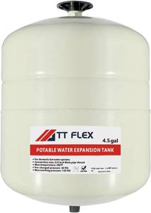 lot 141854 image: Potable Thermal Expansion Tank for Water Heater - 4.5 Gallon, 34 in MNPT Connection