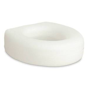 lot 141861 image: AquaSense Portable Raised Toilet Seat, White, 4