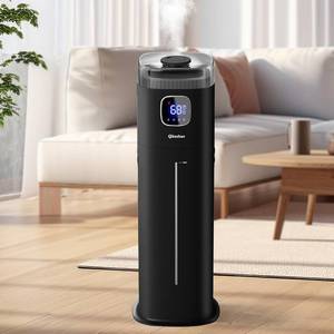 lot 141867 image: Large Humidifier for Bedroom, 9L2.5Gal Ultrasonic Cool Mist, Easy Clean with 350MLH Large Mist Speed, Remote control, Quiet Tower, Suitable for Kids Room Plant Yoga Study Room Office (Black)