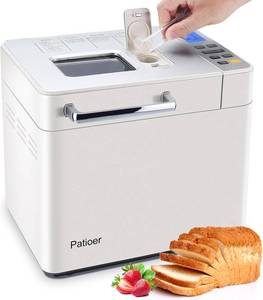 lot 141874 image: 2LB Bread Maker with Yeast & Nut Dispenser, 21-in-1 Programmable Compact Bread Machine 3 Loaf Sizes 3 Crust Colors